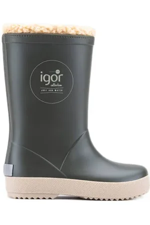 igor Splash dk Borreguito gevoerde regenlaarzen Groen Jongens/Meisjes Rubber