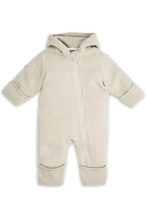 Lodger Fleece teddy babypak Jas Effen