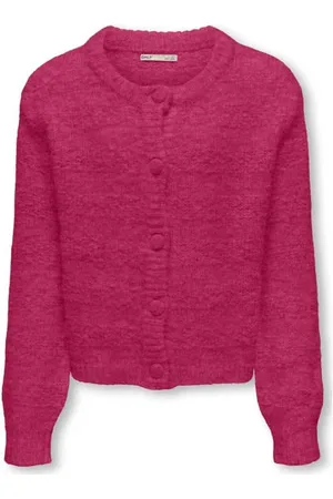 ONLY KIDS GIRL vest KOGKLARISA LIFE Roze Meisjes Polyester Ronde hals