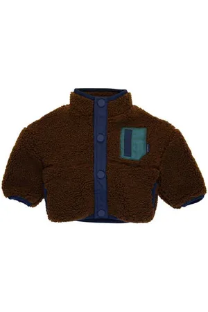 Noppies Baby teddy jas Effen
