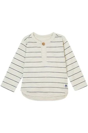 Noppies Baby Longsleeve Jongens Katoen Ronde hals Streep