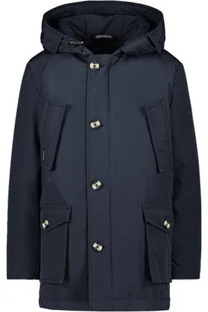 Airforce Winterjas Blauw Jongens Polyester Capuchon Effen