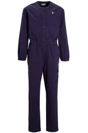 Me & My Monkey Boilersuit Roxanne Jumpsuit Meisjes Katoen Ronde hals