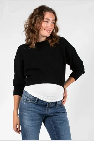Love2wait Cropped top Dames Viscose Ronde hals Effen