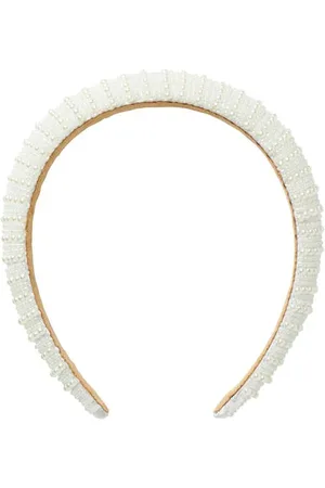 NAME IT KIDS haarband NKFSIKKA met parels Haar accessoire Wit Meisjes IJzer