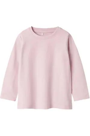 NAME IT MINI longsleeve Meisjes Stretchkatoen Ronde hals Effen