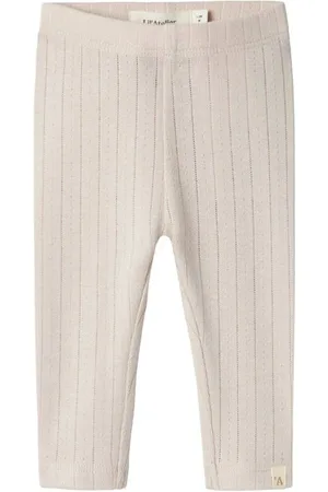 Lil Atelier BABY babybroek Ecru Meisjes Katoen Effen