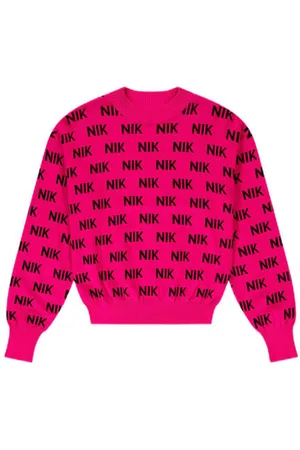 Nik & Nik Sweater Meisjes Viscose Capuchon All over print