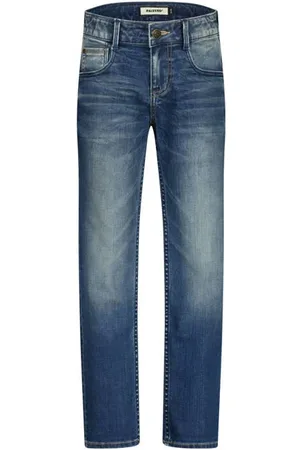 Raizzed Straight regular waist jeans medium blue denim Blauw Effen
