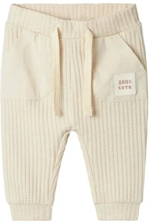 NAME IT BABY babybroek Jongens Katoen Effen