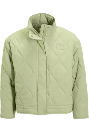 Calvin Klein Zomerjas groen Meisjes Nylon Effen