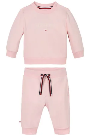 Tommy Hilfiger Sweater + broek Shirt + broek Jongens/Meisjes Stretchkatoen Ronde hals