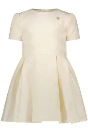 Le Chic Korte jurk Meisjes Polyester Ronde hals Effen