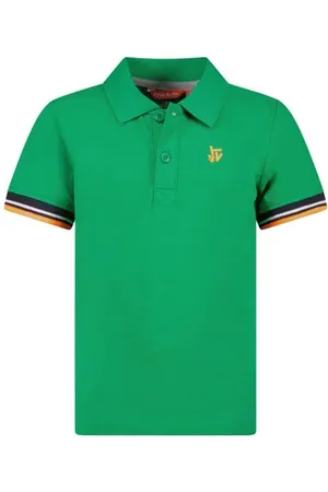 TYGO & vito Polo Jongens Katoen Polokraag Effen
