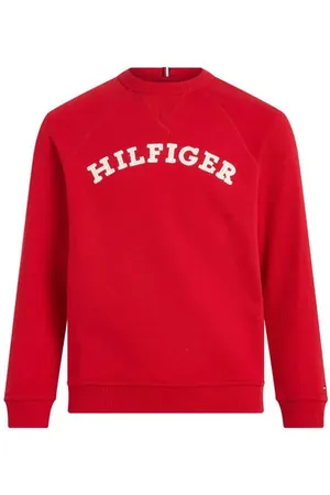 Tommy Hilfiger Sweater rood Logo