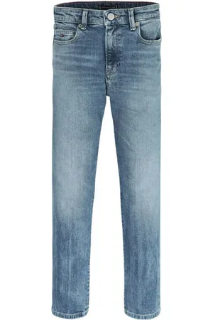 Tommy Hilfiger Slim fit jeans medium blue denim Blauw Jongens Katoen Effen
