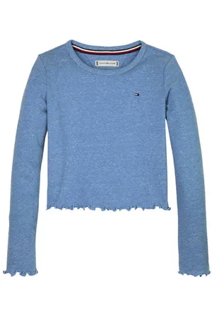 Tommy Hilfiger Longsleeve Meisjes Katoen Ronde hals Gemêleerd