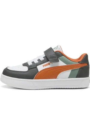 PUMA Caven 2.0 Block sneakers grijs Jongens/Meisjes Imitatieleer