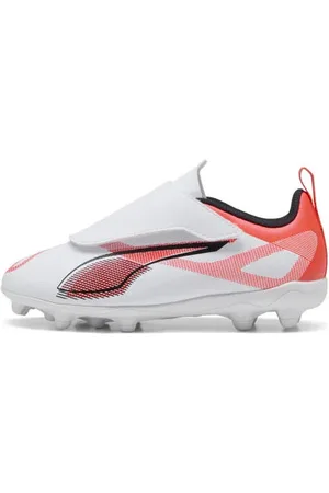 PUMA Ultraq 5 Play V FG/AG RB Jr Junior voetbalschoenen Jongens/Meisjes Imitatieleer