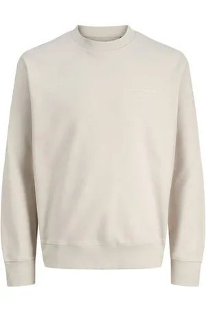 JACK & JONES JUNIOR sweater ecru Grijs Tekst