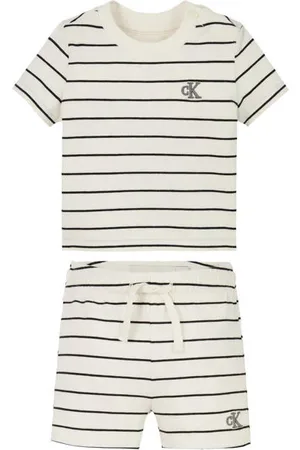 Calvin Klein Shirt + broek Jongens Stretchkatoen Ronde hals