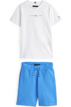 Tommy Hilfiger Shirt + broek Jongens Katoen Ronde hals Effen