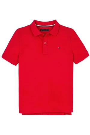 Tommy Hilfiger Polo Jongens Katoen Polokraag Effen