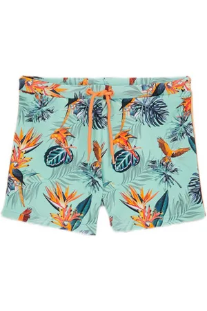WE Fashion Zwemboxer Jongens Polyamide Blad