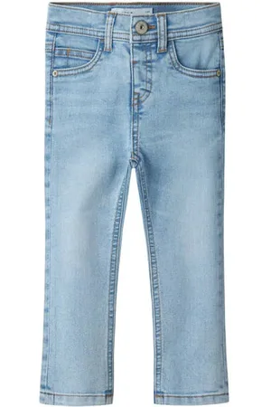 NAME IT MINI slim fit jeans Blauw Jongens Stretchdenim