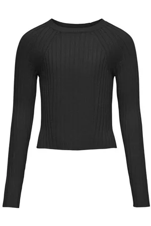 ONLY KIDS GIRL trui rib gebreid Meisjes Viscose Ronde hals Effen