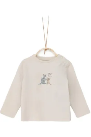 QS by s.Oliver Longsleeve Jongens Katoen Ronde hals Printopdruk