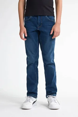 Petrol Industries Regular fit jeans Blauw Jongens Denim Effen