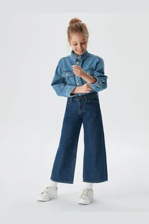 LTB High waist loose fit jeans Stacy G Blauw Meisjes Denim