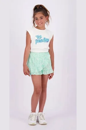 Vingino Skort Rianna met all over print en volant Rok Meisjes Katoen