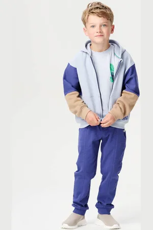 Noppies Kids regular casual broek Jongens Katoen Effen
