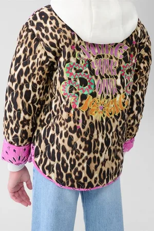 SHOEBY Zomerjas Meisjes Viscose Ronde hals Panterprint