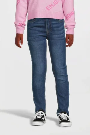 NAME IT Skinny jeans NKFPOLLY DNMTHRIS Blauw Meisjes Stretchkatoen