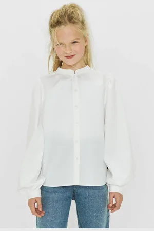 Me & My Monkey Longsleeve Meisjes Katoen Opstaande kraag Effen