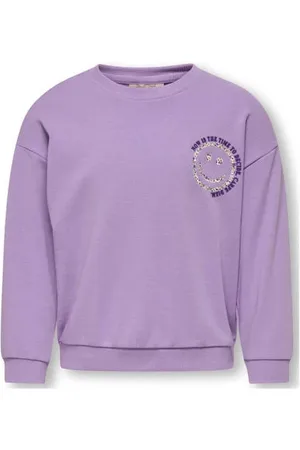 ONLY KIDS MINI sweater Paars Backprint