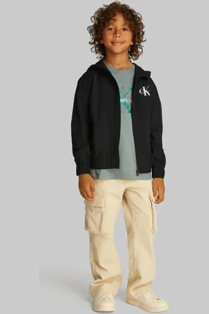 Calvin Klein Jack Jas Jongens Nylon Capuchon Logo