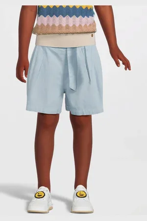 NAME IT KIDS casual short met linnen Korte broek Meisjes Katoen