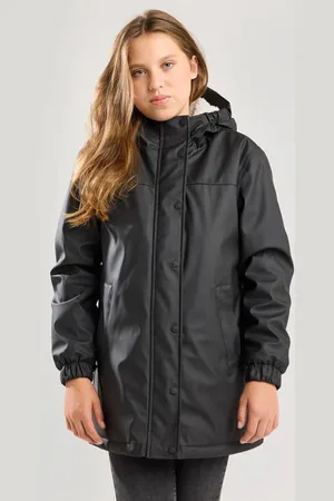 America today Regenjas Meisjes Polyester Capuchon Effen