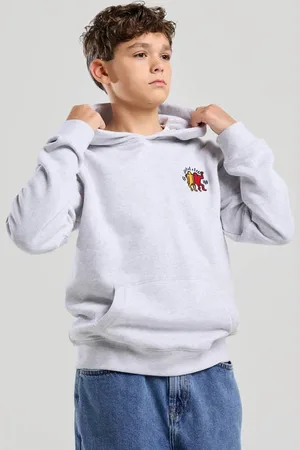 America today Sweater grijs Backprint
