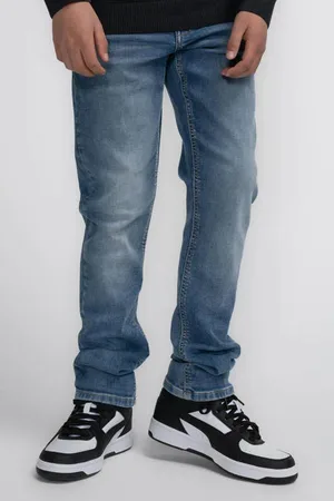 Petrol Industries Straight leg jeans Blauw Jongens Denim Effen