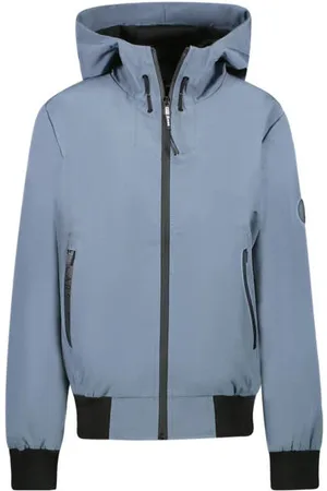 Cars Jack blauw Jas Jongens Polyester Capuchon Effen