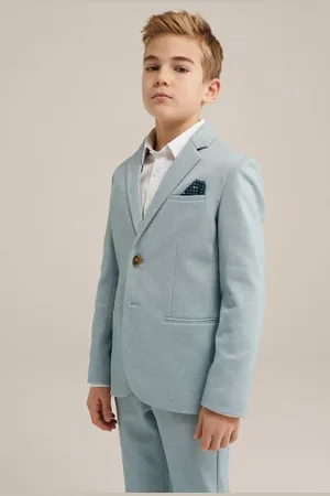 WE Fashion Colbert Jongens Polyester Smokingkraag Effen