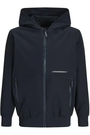 JACK & JONES JUNIOR jack Jas Jongens Nylon Capuchon Effen