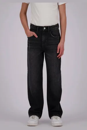 Raizzed Loose fit jeans black denim Zwart Effen