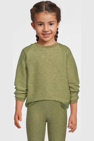 Your Wishes Longsleeve Meisjes Viscose Ronde hals Effen