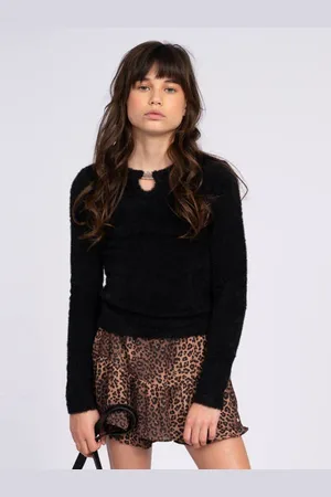Nik & Nik Sweater Meisjes Polyamide Ronde hals Effen